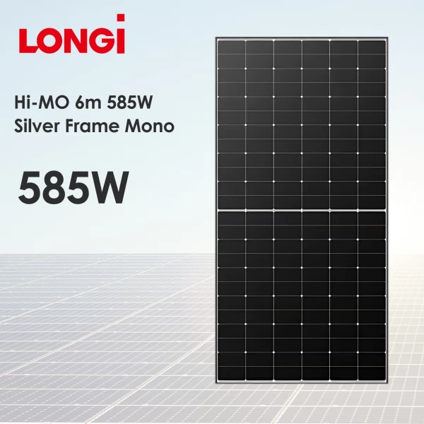 Сонячна панель LONGi Hi-MO 6m 585W Silver Frame Mono